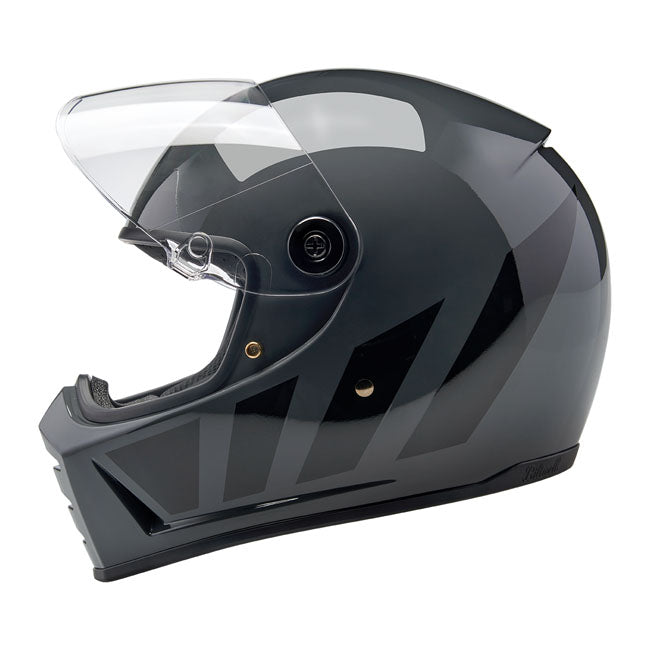 Biltwell Lane Splitter helmet grey inertia Helmets Biltwell