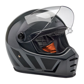 Biltwell Lane Splitter helmet grey inertia Helmets Biltwell