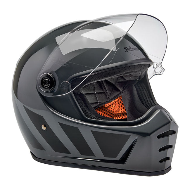 Biltwell Lane Splitter helmet grey inertia Helmets Biltwell