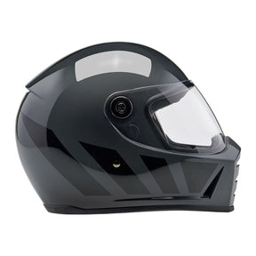 Biltwell Lane Splitter helmet grey inertia Helmets Biltwell