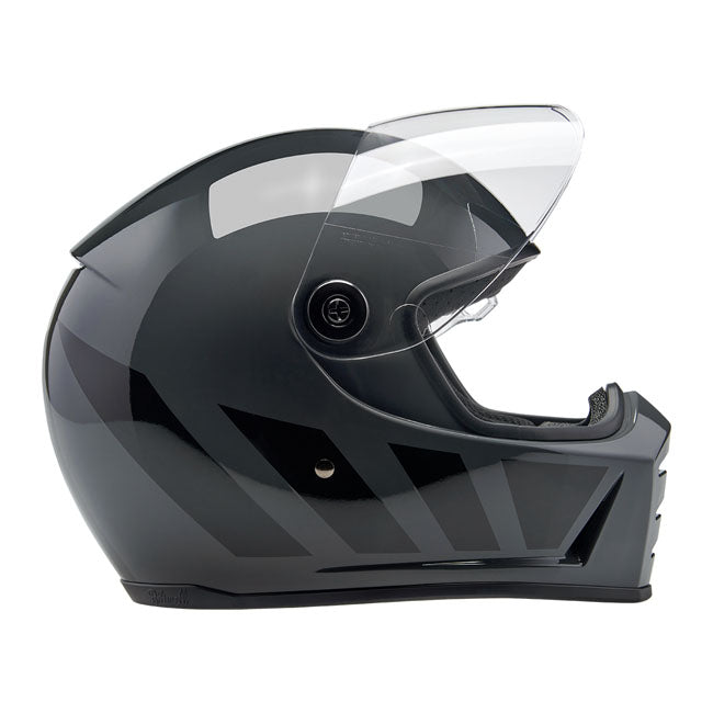 Biltwell Lane Splitter helmet grey inertia Helmets Biltwell