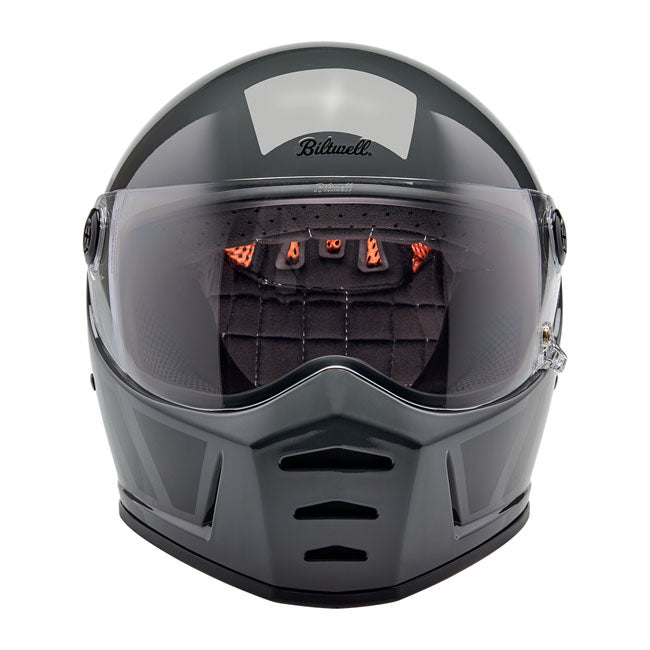 Biltwell Lane Splitter helmet grey inertia Helmets Biltwell