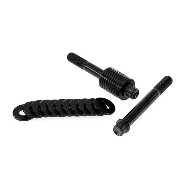 Kraus Motor Co. Radial Caliper Titanium Hardware Kit 80mm, Black Brake Caliper Brackets Kraus Motor Co.