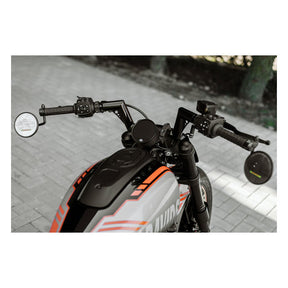 Killer Custom, 1 1/2" Sporty Ape Handlebar. Black Handlebars Killer Custom