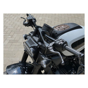 Killer Custom, 1 1/4" Fat Drag Handlebar. Black Handlebars Killer Custom