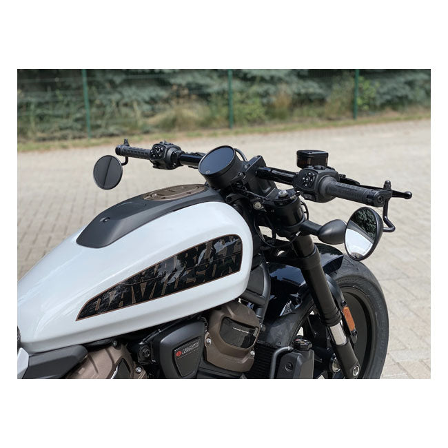 Killer Custom, 1 1/4" Fat Drag Handlebar. Black Handlebars Killer Custom