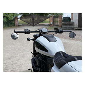Killer Custom, 1 1/4" Fat Drag Handlebar. Black Handlebars Killer Custom