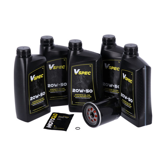 Mcs, Engine Oil Service Kit. Black. 5 L. 20 W50 Synthetic OILS Mcs