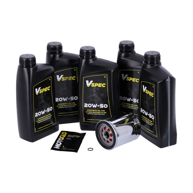 Mcs, Engine Oil Service Kit. Chrome. 5 L. 20 W50 Synthetic OILS Mcs