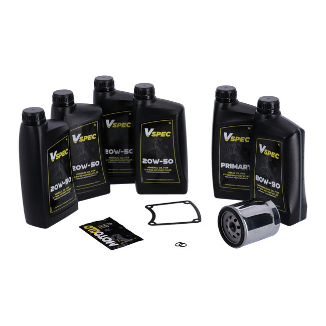 Mcs, ''Big Oil'' Service Kit. Mineral. Chrome Filter OILS Mcs