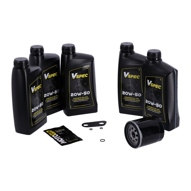 Mcs, ''Big Oil'' Service Kit. Full Synthetic. Black Filter OILS Mcs