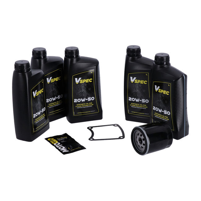 Mcs, ''Big Oil'' Service Kit. Full Synthetic. Black Filter OILS Mcs