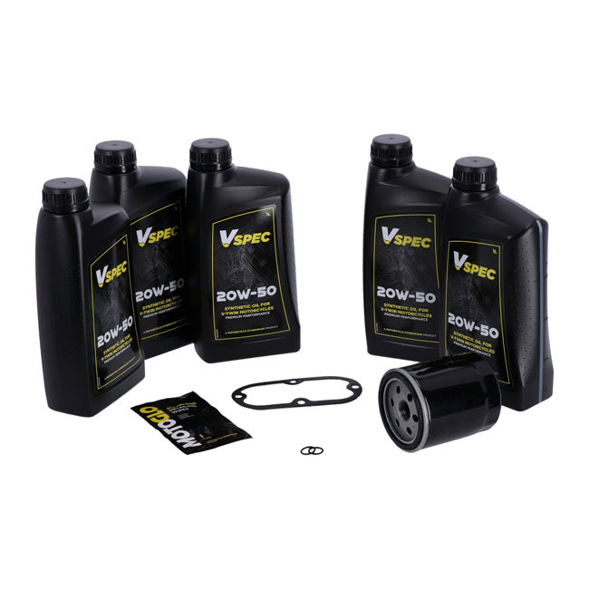 Mcs, ''Big Oil'' Service Kit. Full Synthetic. Black Filter OILS Mcs