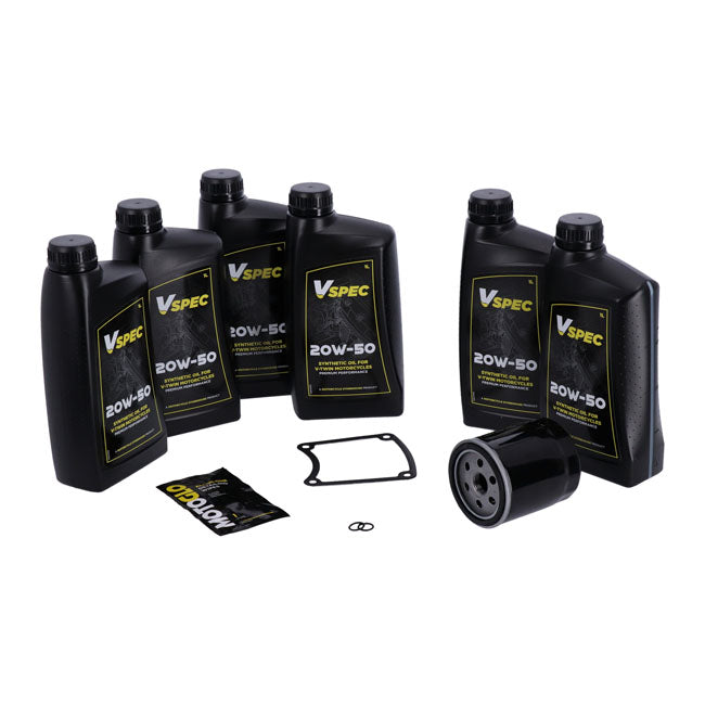 Mcs, ''Big Oil'' Service Kit. Full Synthetic. Black Filter OILS Mcs