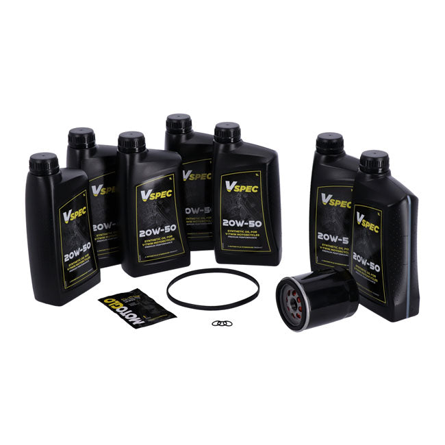 Mcs, ''Big Oil'' Service Kit. Full Synthetic. Black Filter OILS Mcs