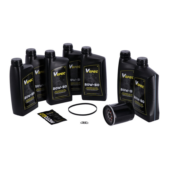 Mcs, ''Big Oil'' Service Kit. Full Synthetic. Black Filter OILS Mcs