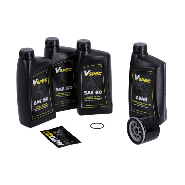 Mcs, ''Big Oil'' Service Kit. Mineral Sae50. Black Filter OILS Mcs