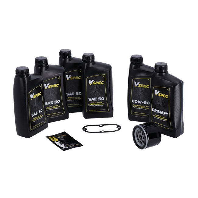 Mcs, ''Big Oil'' Service Kit. Mineral Sae50. Black Filter OILS Mcs
