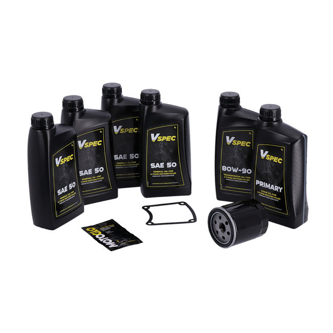 Mcs, ''Big Oil'' Service Kit. Mineral Sae50. Black Filter OILS Mcs