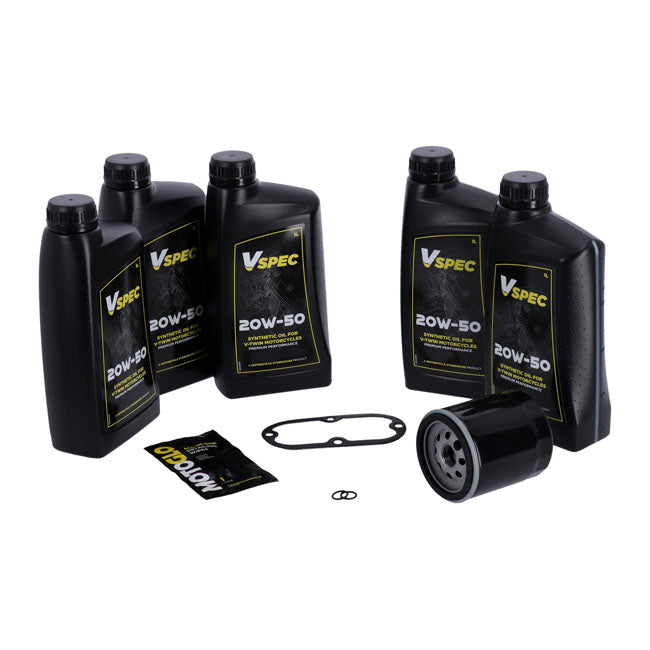 Mcs, ''Big Oil'' Service Kit. Full Synthetic. Black Filter OILS Mcs