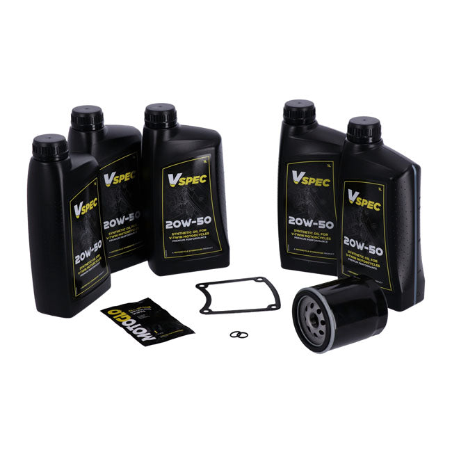Mcs, ''Big Oil'' Service Kit. Full Synthetic. Black Filter OILS Mcs