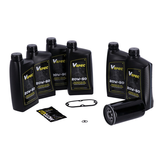 Mcs, ''Big Oil'' Service Kit. Full Synthetic. Black Filter OILS Mcs