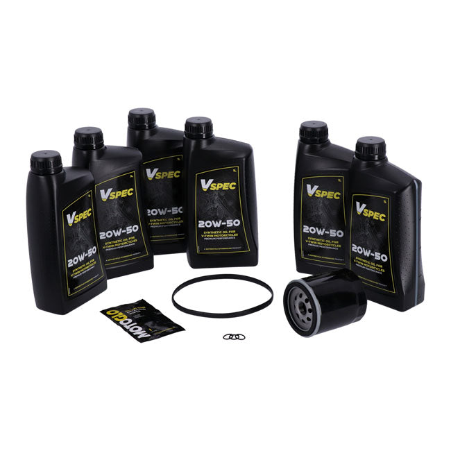 Mcs, ''Big Oil'' Service Kit. Full Synthetic. Black Filter OILS Mcs