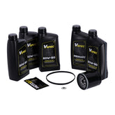 Motorcycle Storehouse MCS ''Big Oil'' Service Kit Mineral, Black Filter - 06-17 Dyna & 07-17 Softail OILS Mcs