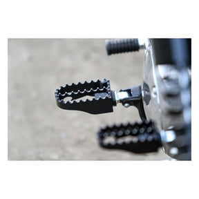 Burly Brand Foot Pegs Mx Style Black Footpegs Burly Brand