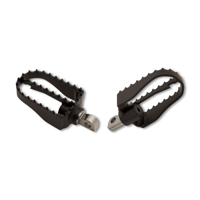Burly Brand Foot Pegs Mx Style Black Footpegs Burly Brand