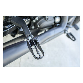 Burly Brand Foot Pegs Mx Style Mini Black Footpegs Burly Brand