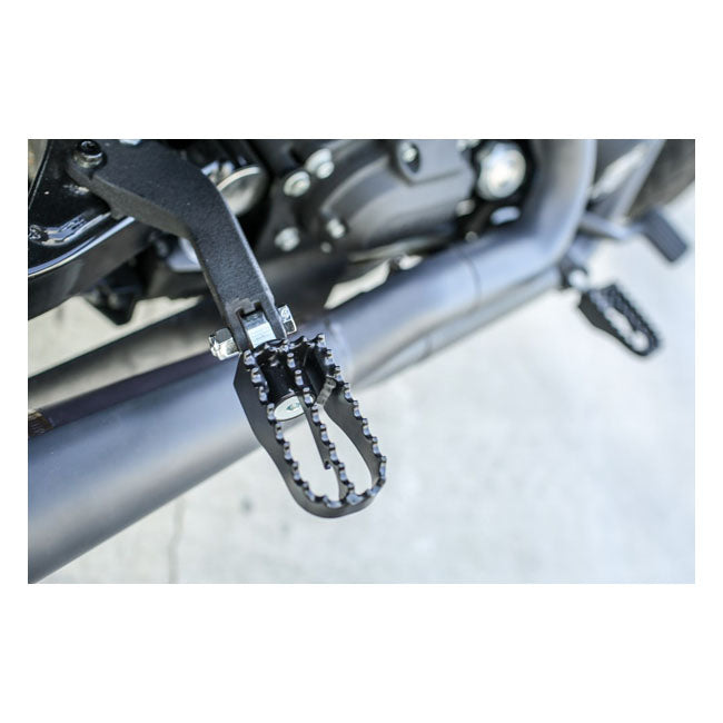 Burly Brand Foot Pegs Mx Style Mini Black Footpegs Burly Brand