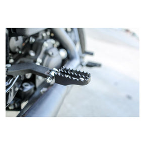 Burly Brand Foot Pegs Mx Style Mini Black Footpegs Burly Brand