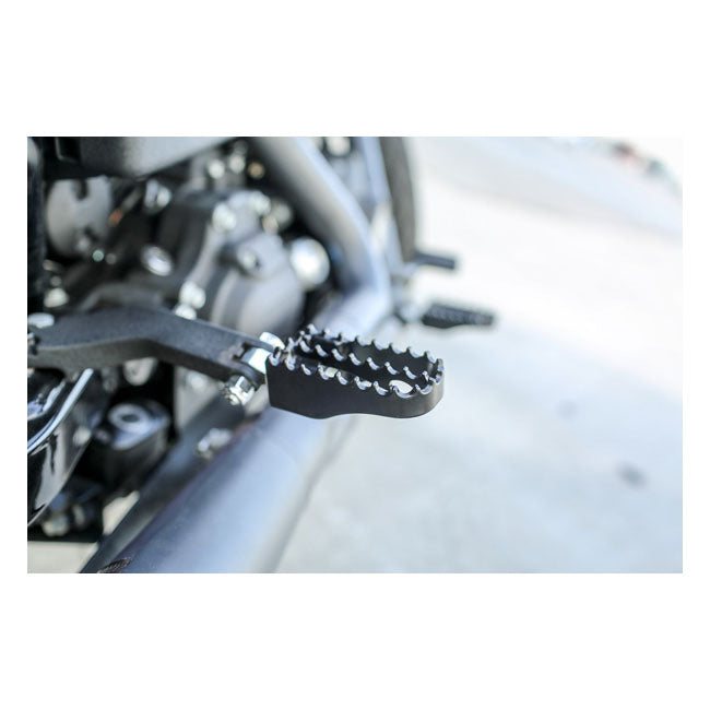 Burly Brand Foot Pegs Mx Style Mini Black Footpegs Burly Brand