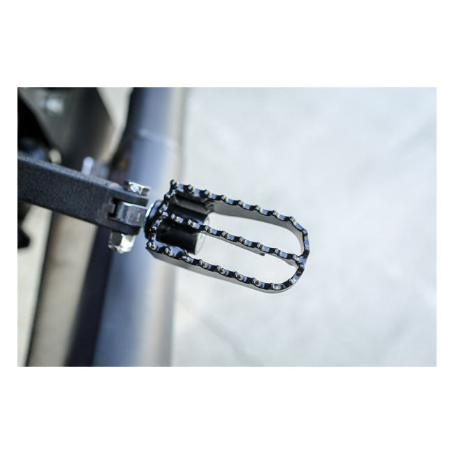 Burly Brand Foot Pegs Mx Style Mini Black Footpegs Burly Brand