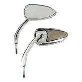 Fury, Led Turn Signal Mirror Set. Chrome Mirrors With Turnsignals Mcs