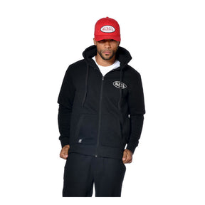 Von Dutch Logo zip hoodie black Hoodies Von Dutch
