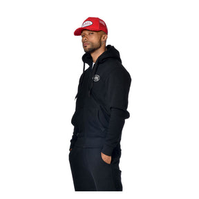 Von Dutch Logo zip hoodie black Hoodies Von Dutch