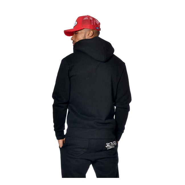 Von Dutch Logo zip hoodie black Hoodies Von Dutch