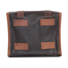 Longride, ''Mini'' Waxed Cotton Saddlebag. Khaki Saddlebags Longride