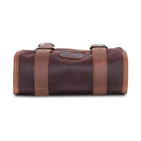 Longride, ''Mini'' Waxed Cotton Saddlebag. Marron Brown Saddlebags Longride