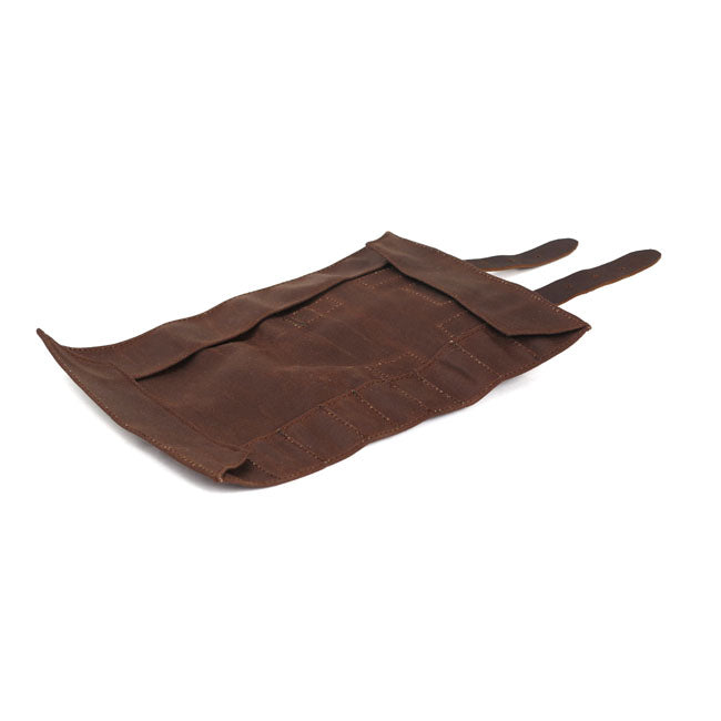 Longride, Toolroll Waxed Cotton. Brown Toolrolls Longride