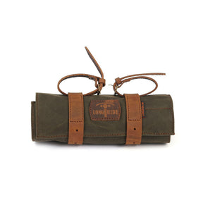 Longride, Toolroll Waxed Cotton. Khaki Toolrolls Longride