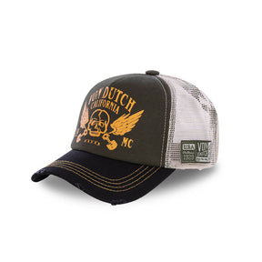 Von Dutch Crew cap black/orange Caps Von Dutch