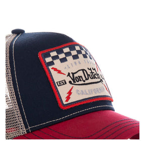 Von Dutch Square cap marine red Caps Von Dutch