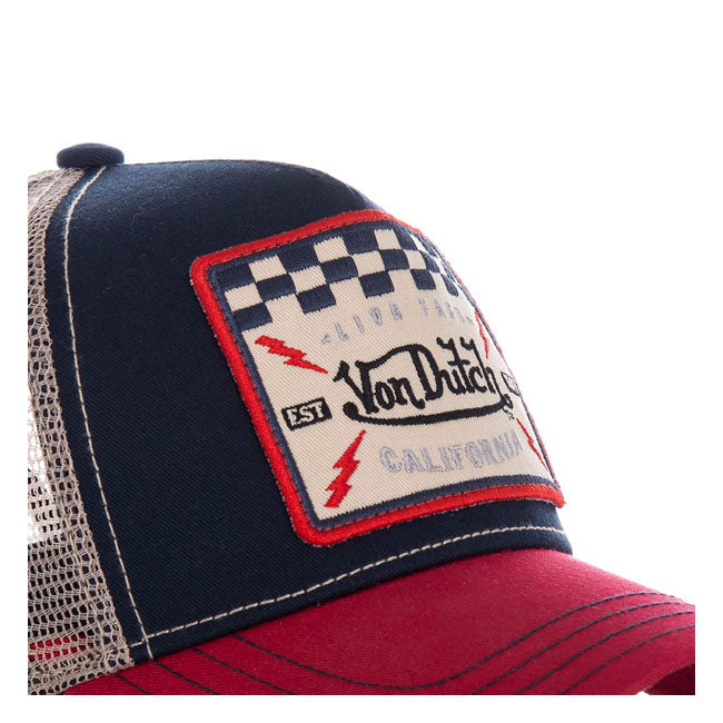 Von Dutch Square cap marine red Caps Von Dutch
