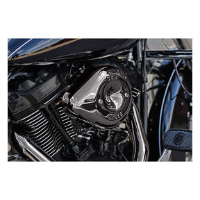 S&S Cycle Air Cleaner Kit Stealth Teardrop Lava Chrome 2017 2023 M8 Air Cleaner S&S Cycle