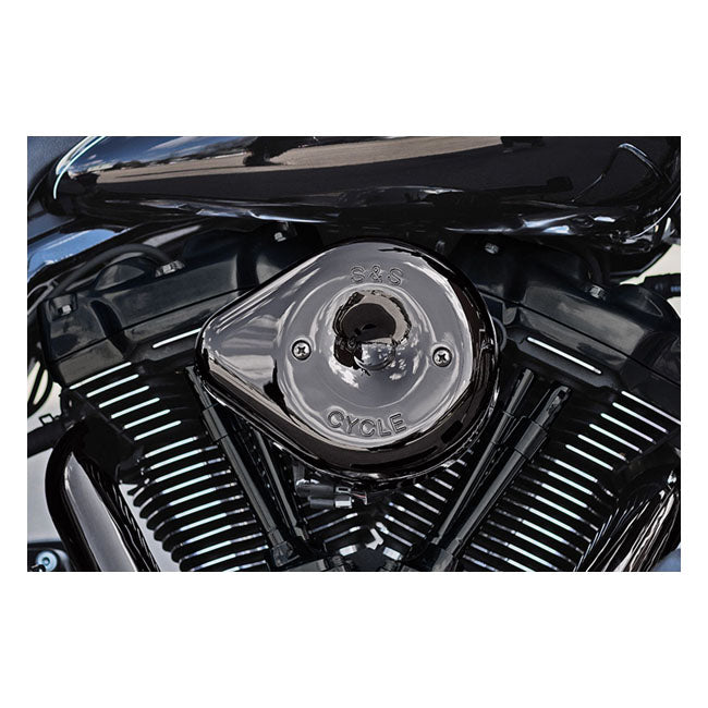 S&S Cycle Air Cleaner Kit Stealth Teardrop Lava Chrome 2017 2023 M8 Air Cleaner S&S Cycle