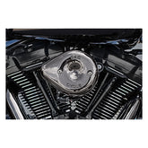 S&S Cycle Air Cleaner Kit Stealth Mini Teardrop Lava Chrome 17 23 M8 Air Cleaner S&S Cycle