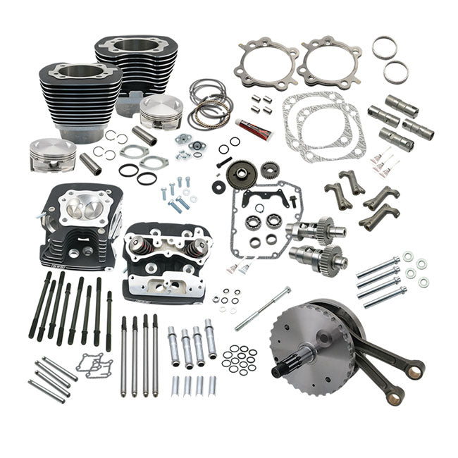S&S Cycle Kit Hsu 124 99 06 Tca Blk Hot Set Up Kits S&S Cycle